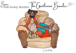 Boxer Signed Print 'The Gentleman Brawler' Sofa Society Member